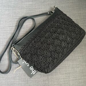 NWT THE SAK SMALL CROCHETED CROSSBODY SHOULDER BAG PURSE